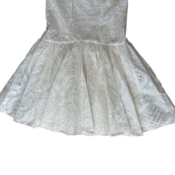 Marchesa Notte Sleeveless Lace Drop Waist Dress Size 4 NWT - Picture 5 of 15